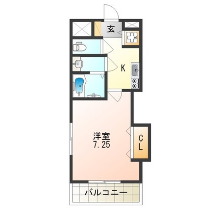 深江橋駅 徒歩4分 11階の物件間取画像